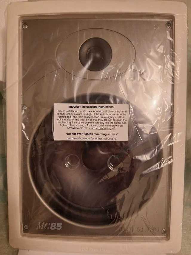 New pair of Polk Audio MC85 In Wall Speaker image indicator(3)