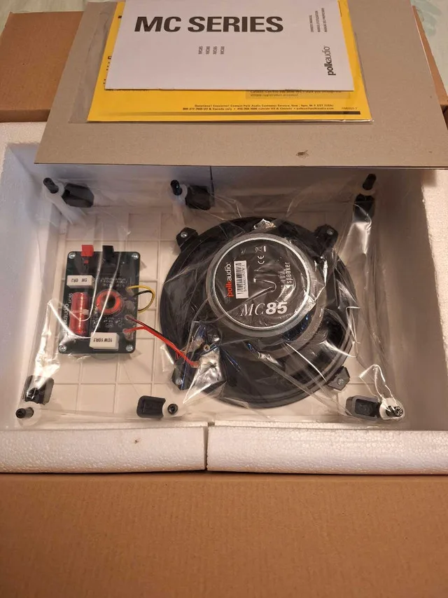 New pair of Polk Audio MC85 In Wall Speaker image indicator(4)