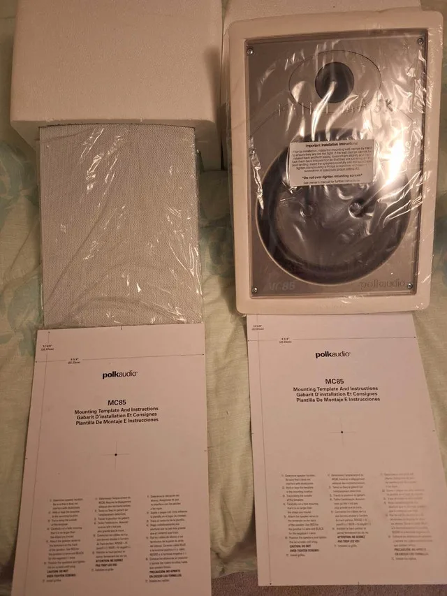 New pair of Polk Audio MC85 In Wall Speaker image indicator(5)