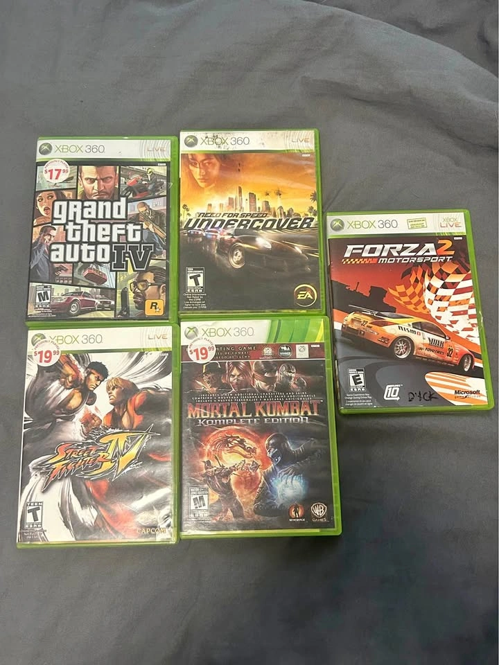 Xbox 360 games cib