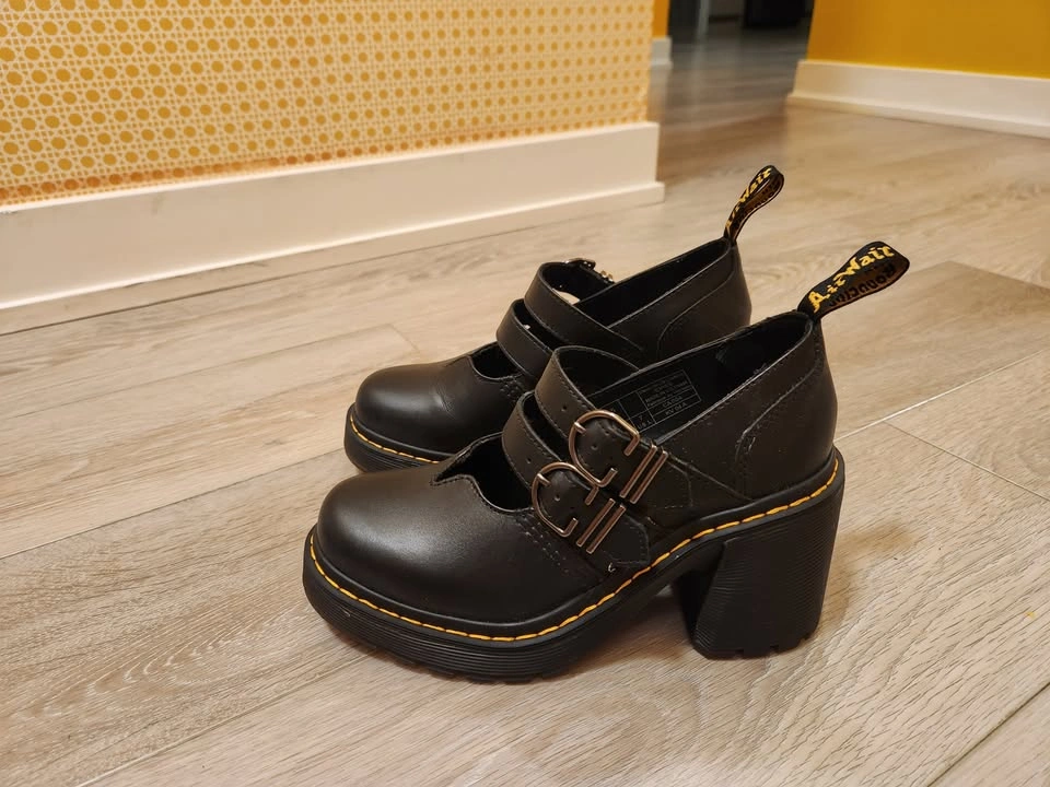 Eviee Sendal Leather Heeled Shoes Dr. Martens - photo 2