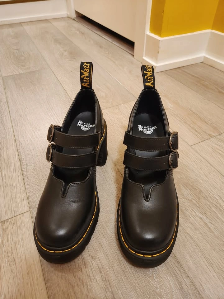 Eviee Sendal Leather Heeled Shoes Dr. Martens - photo 3