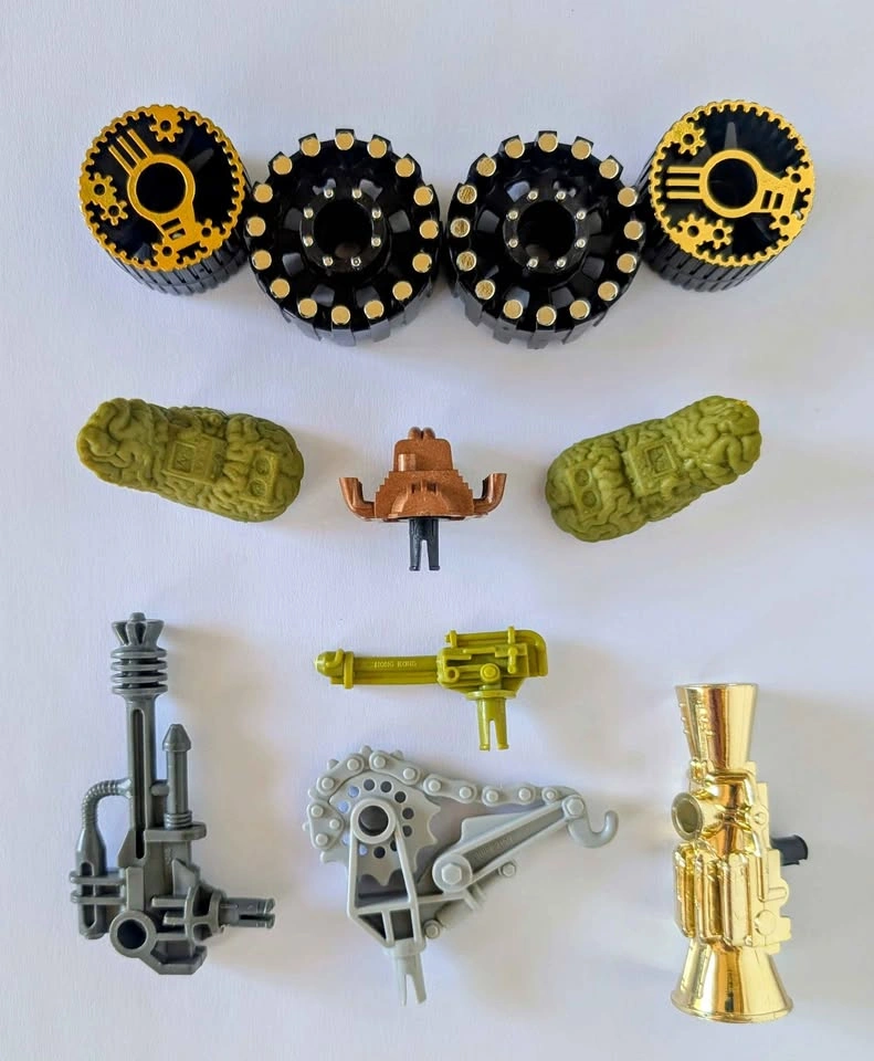 Vintage 1985 Mattel Wheeled Monster Minds Attack Pack (Complete)