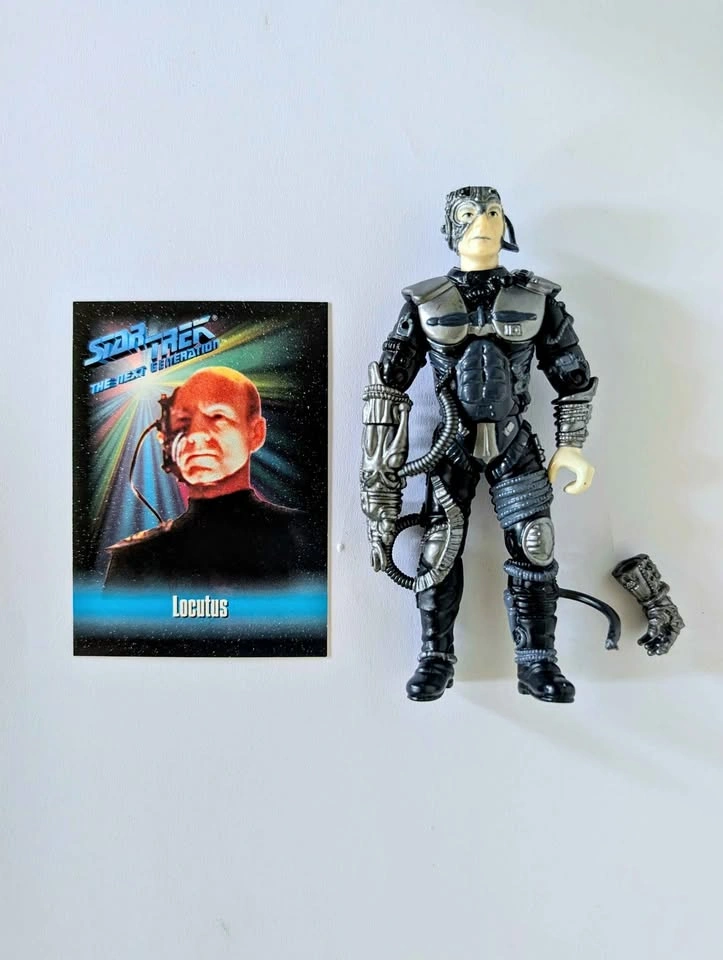Vintage 1993 Playmates Star Trek TNG Locutus of Borg Action Figu