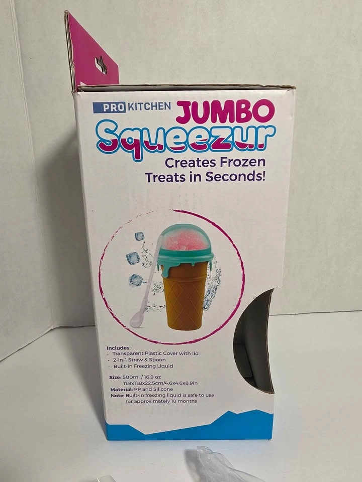 ProKitchen Jumbo Squeezur 500ml Slushie Maker - New/Unused - photo 4