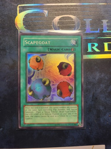 Yu-Gi-Oh SDJ-041 Scapegoat Super Rare Unlimited Edition NM