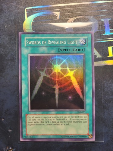 Yu-Gi-Oh! Swords Of Revealing Light LOB-101 GLOSSY Super Rare