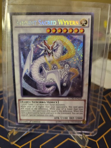 Ancient Sacred Wyvern LC5D-EN239 1st Secret Rare NM Yugioh Card