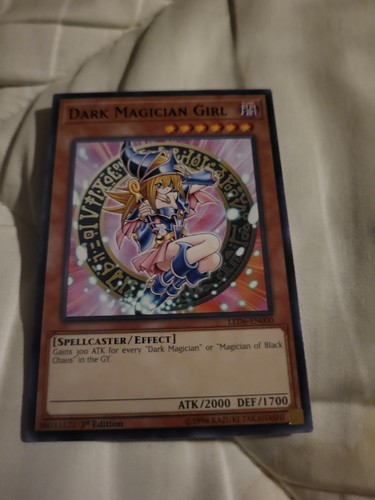 1st Ed Dark Magician Girl Non-Holo Yu-Gi-Oh! Card LED6-EN000