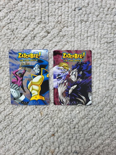 Zatchbell Page Shield Cards Vintage 2003 LP-NM