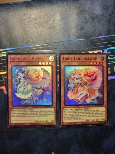 Yugioh Fairy Tail - Rella+Sleeper- BLGG-EN070+069 Ultra Rares NM
