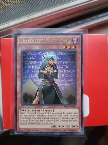 Yu-Gi-Oh Gravekeeper's Nobleman MP14-EN212 1st Edition NM