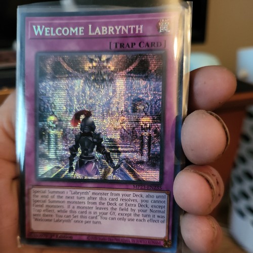 Yugioh Welcome Labrynth MP23-EN235 Prismatic Secret Rare 1st Edi