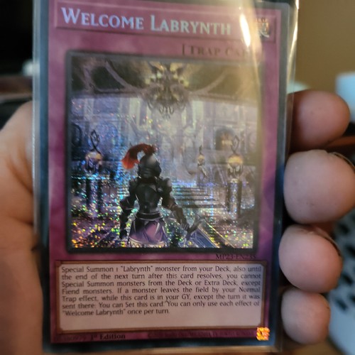 Yugioh Welcome Labrynth MP23-EN235 Prismatic Secret Rare 1st Edi - photo 2