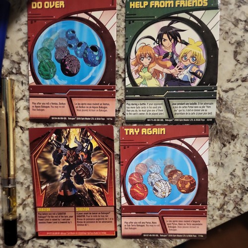 Bakugan Battle Brawlers Cards Spin Master Sega 2008-2009 Lot - photo 2