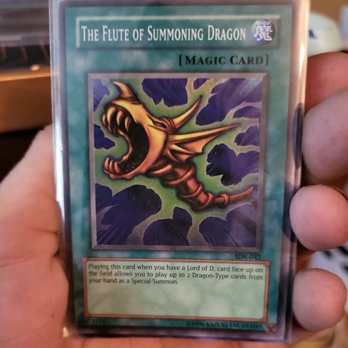 Yugioh The Flute of Summoning Dragon SDK-042 Super Rare - photo 2