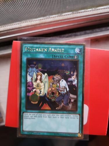 Mistaken Arrest - PGL3-EN089 - Gold Rare - 1st Edition NM - photo 2