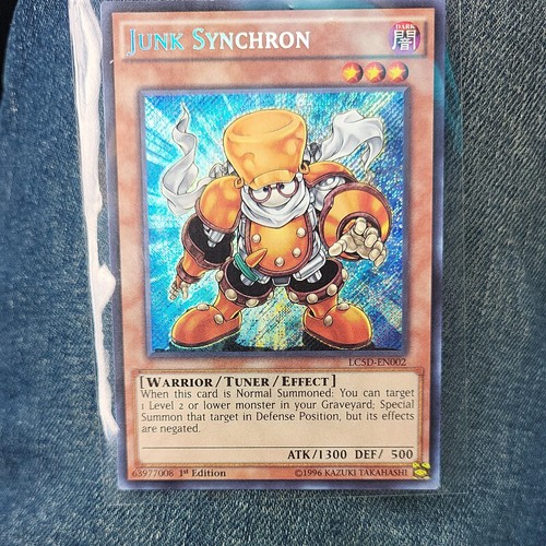 Junk Synchron LC5D-EN002 Secret Rare 1st Edition NM