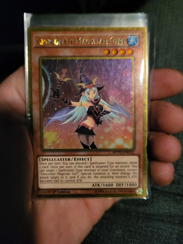 Yu-Gi-Oh! Chocolate Magician Girl MVP1-ENG52 Gold Rare 1st Editi