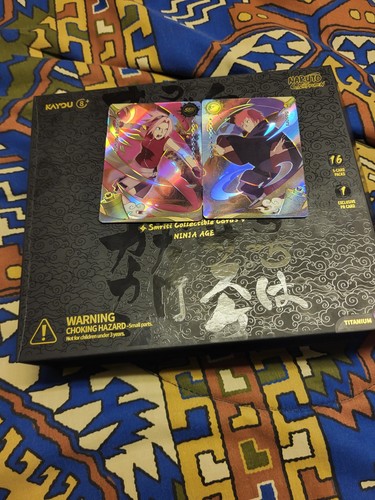 NRCCNA-SSR-009 + 010 NARUTO CCG NEW MINT