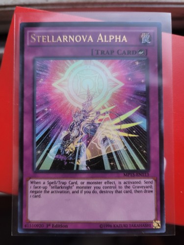 Yu-Gi-Oh! Stellnova Alpha MP15-EN113 1st ED ULTRA RARE NM+