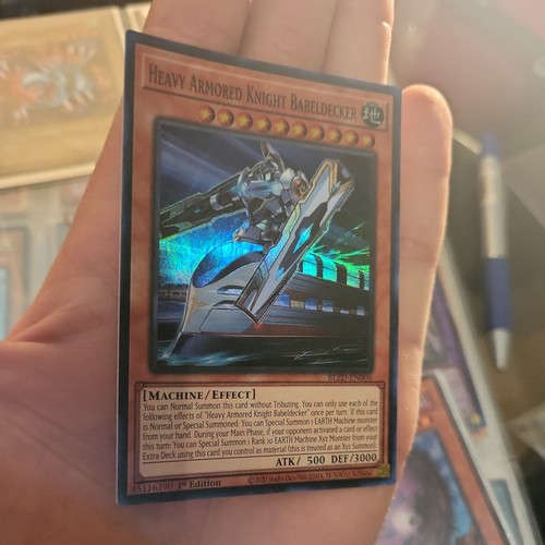 Heavy Armored Knight Babeldecker BLZD-EN006 Super Rare 1st Ed