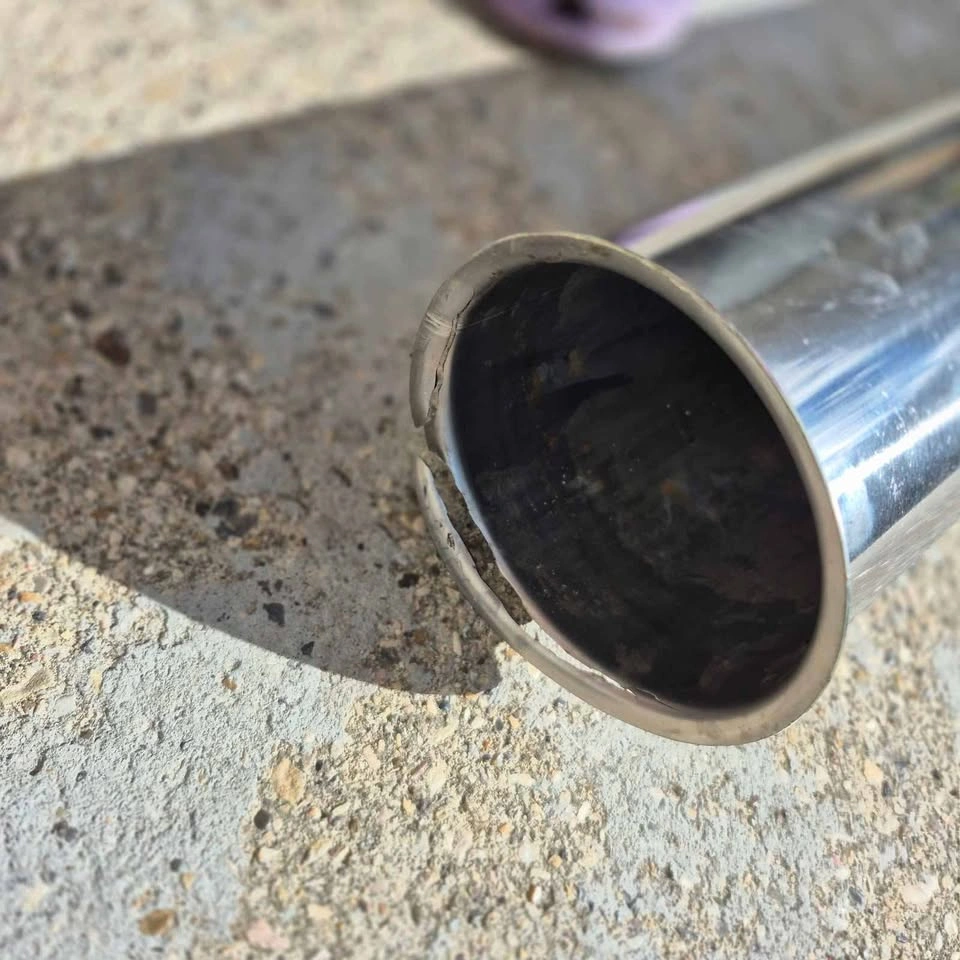 40" long stainless steel pipe with 4" diameter - photo 3