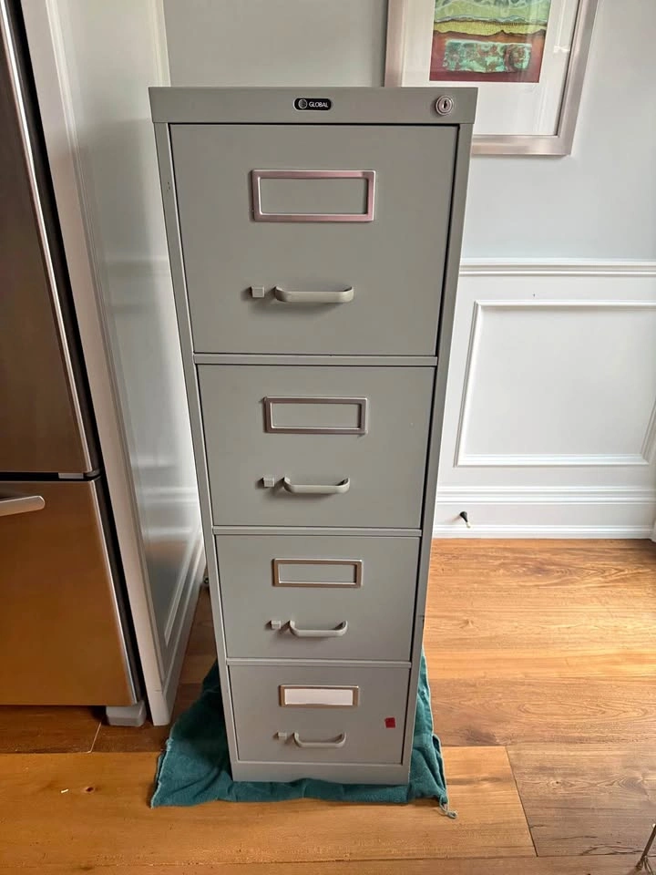 Global 4-Drawer Vertical Filing Cabinet
