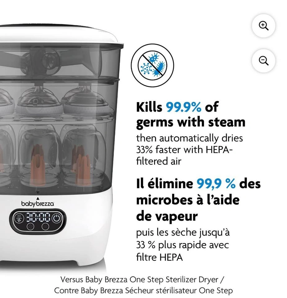 Baby Brezza bottle sterilizer and dryer - photo 3