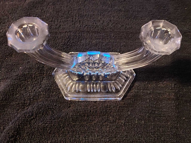 Vintage Val St. Lambert Crystal Candlestick - photo 2