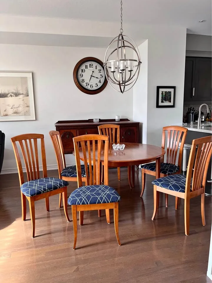 Set of 6 - dining chairs made by Dinec