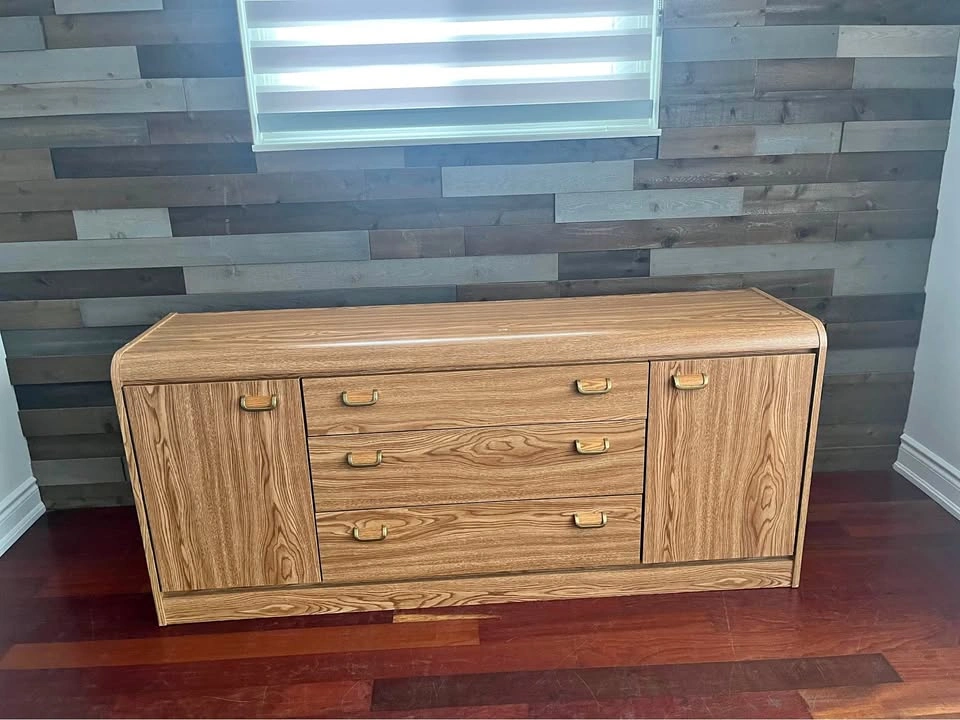 Oak Finish Dresser