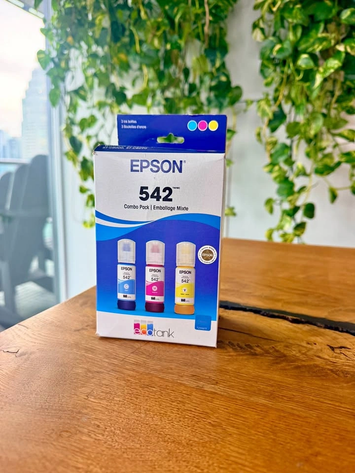 BRAND NEW Epson T542 EcoTank Combo Pack - Cyan/Magenta/Yellow
