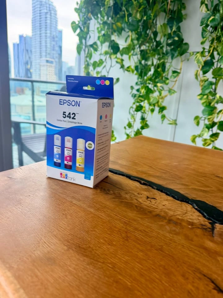 BRAND NEW Epson T542 EcoTank Combo Pack - Cyan/Magenta/Yellow - photo 5