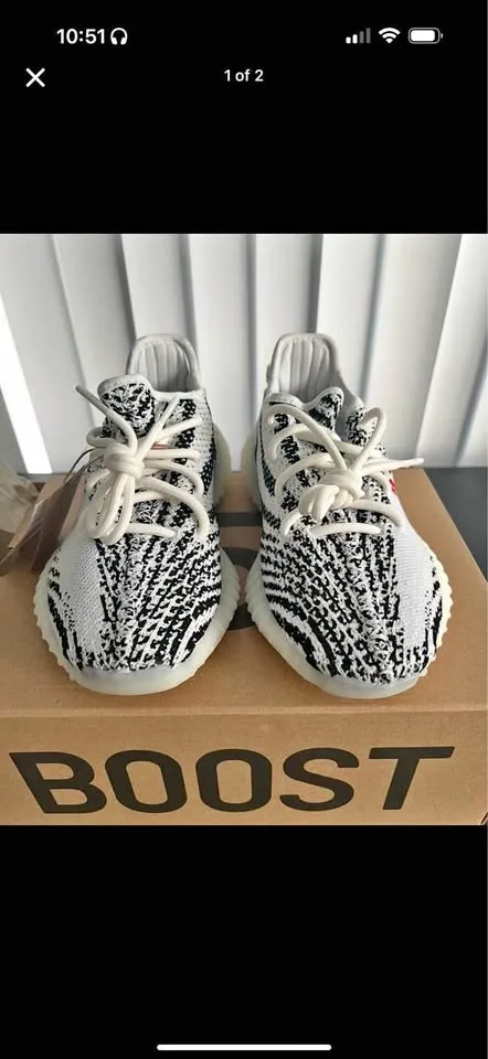 Yeezy Boost 350 - Zebra, Size thumbnail