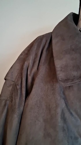 Britches Brown Vegan Suede Jacket Size Xl - photo 2