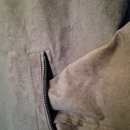 Britches Brown Vegan Suede Jacket Size Xl - photo 4