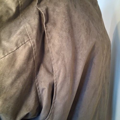 Britches Brown Vegan Suede Jacket Size Xl - photo 5