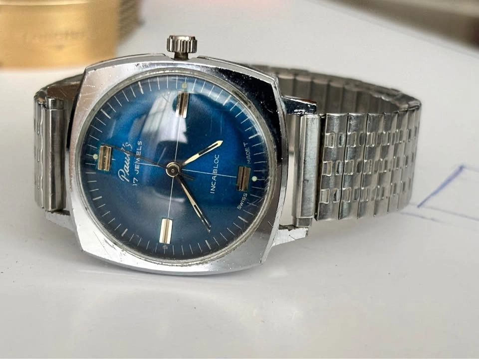 Rare Vintage Paul's 17 Jewels Swiss Mechanical Watch - photo 3