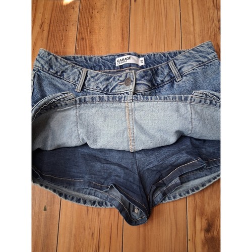 Garage Denim Medium Wash Cargo Skort Womens Size M - photo 2