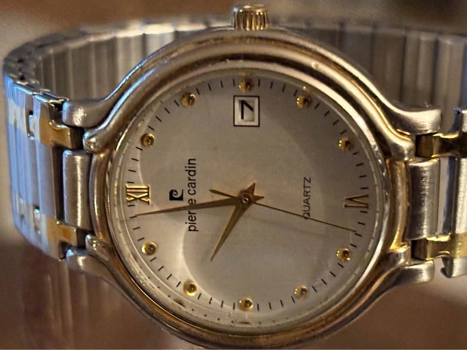 Vintage Pierre Cardin gold silver tone quartz watch - photo 2