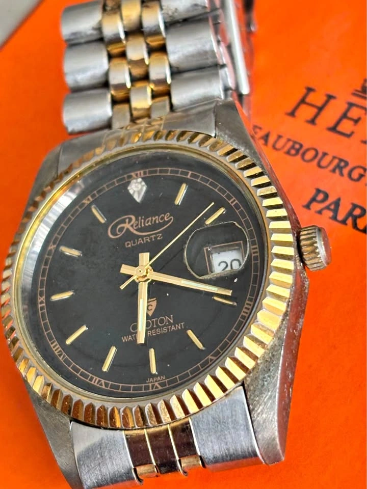 Vintage Croton Reliance Quartz Watch, Rolex Oyster homage