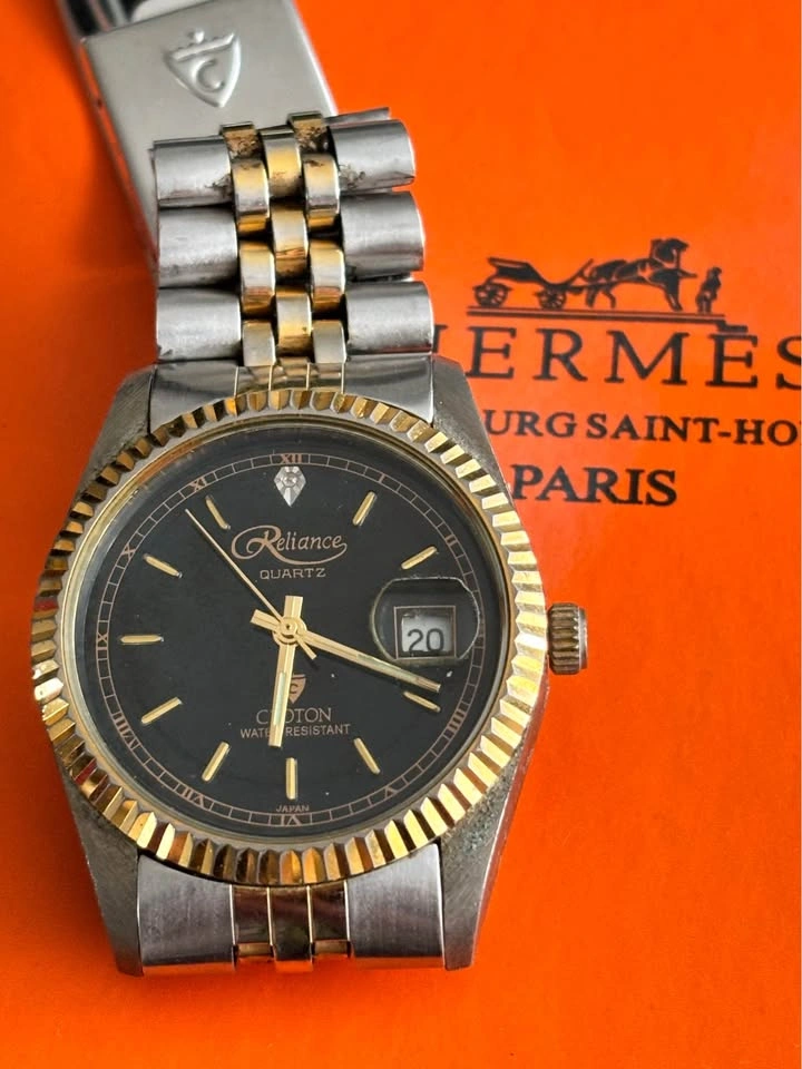 Vintage Croton Reliance Quartz Watch, Rolex Oyster homage - photo 2