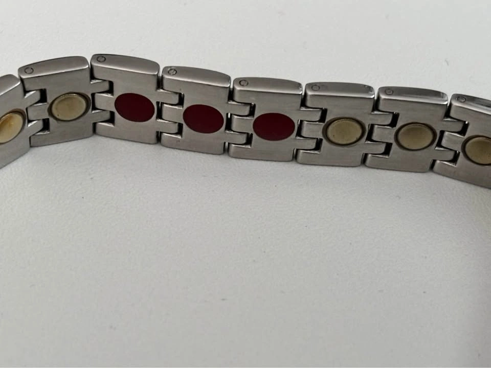 Two-Tone Bio Magnetic Therapy Bracelet, 180mm length - photo 2