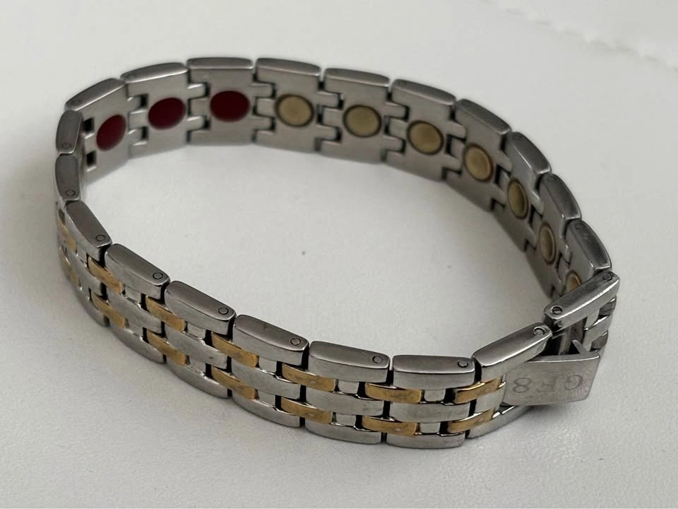 Two-Tone Bio Magnetic Therapy Bracelet, 180mm length - photo 3