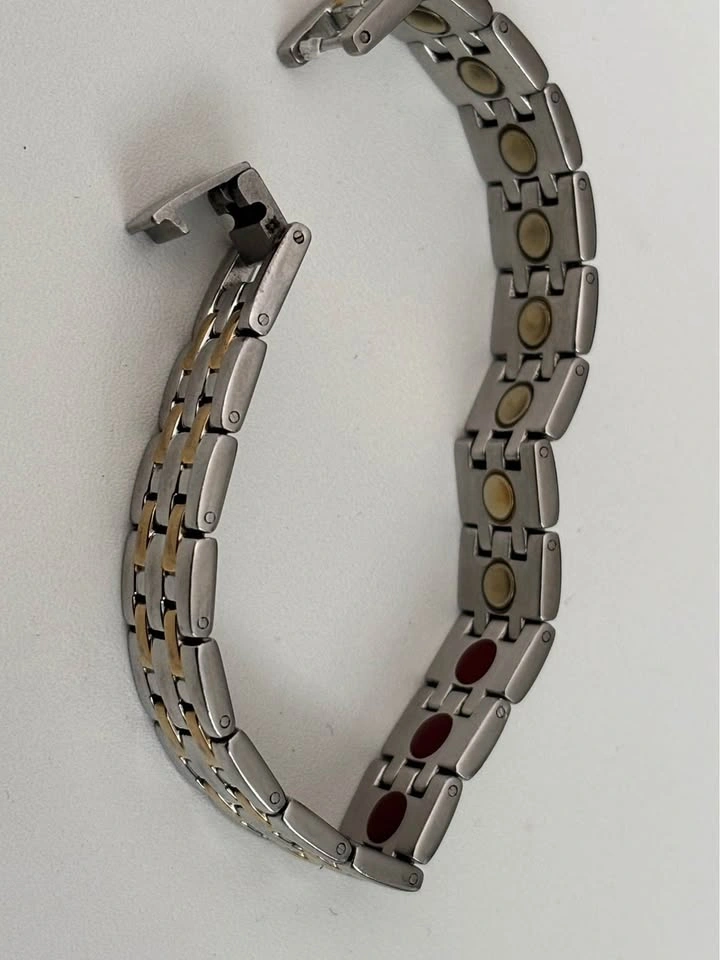 Two-Tone Bio Magnetic Therapy Bracelet, 180mm length - photo 5