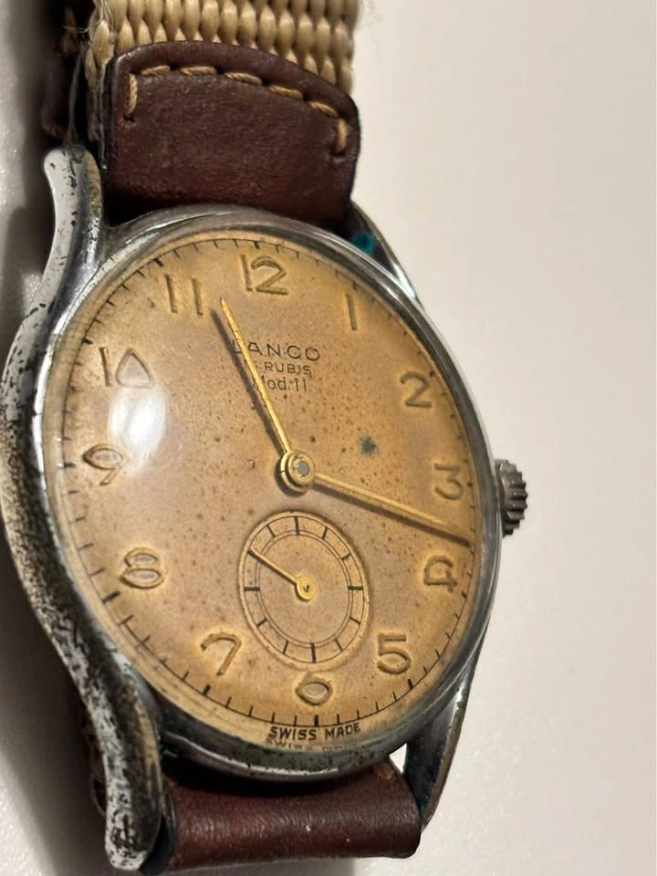 Rare Vintage Swiss made Lanco Mod 11, 15 jewels mechanical watch - photo 2