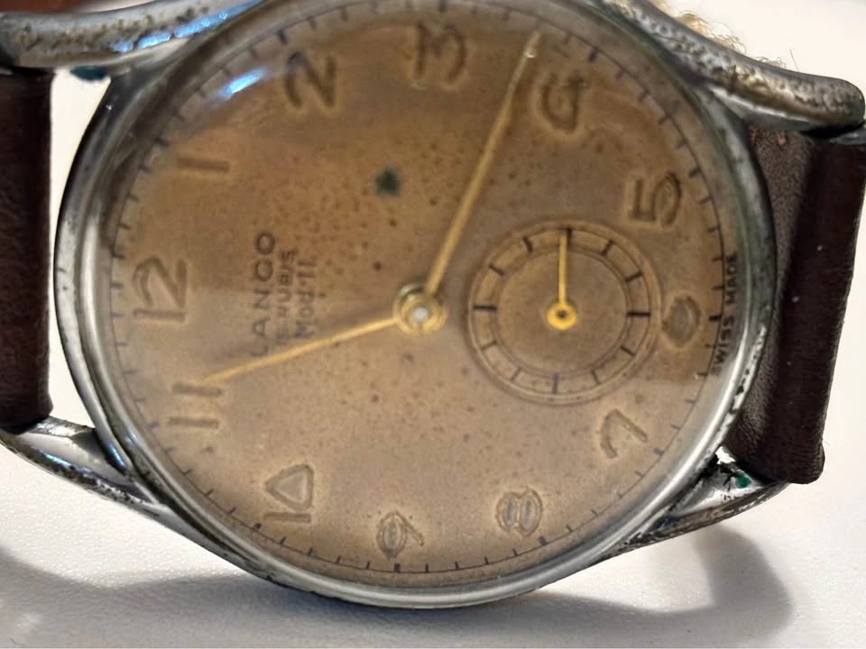 Rare Vintage Swiss made Lanco Mod 11, 15 jewels mechanical watch - photo 4