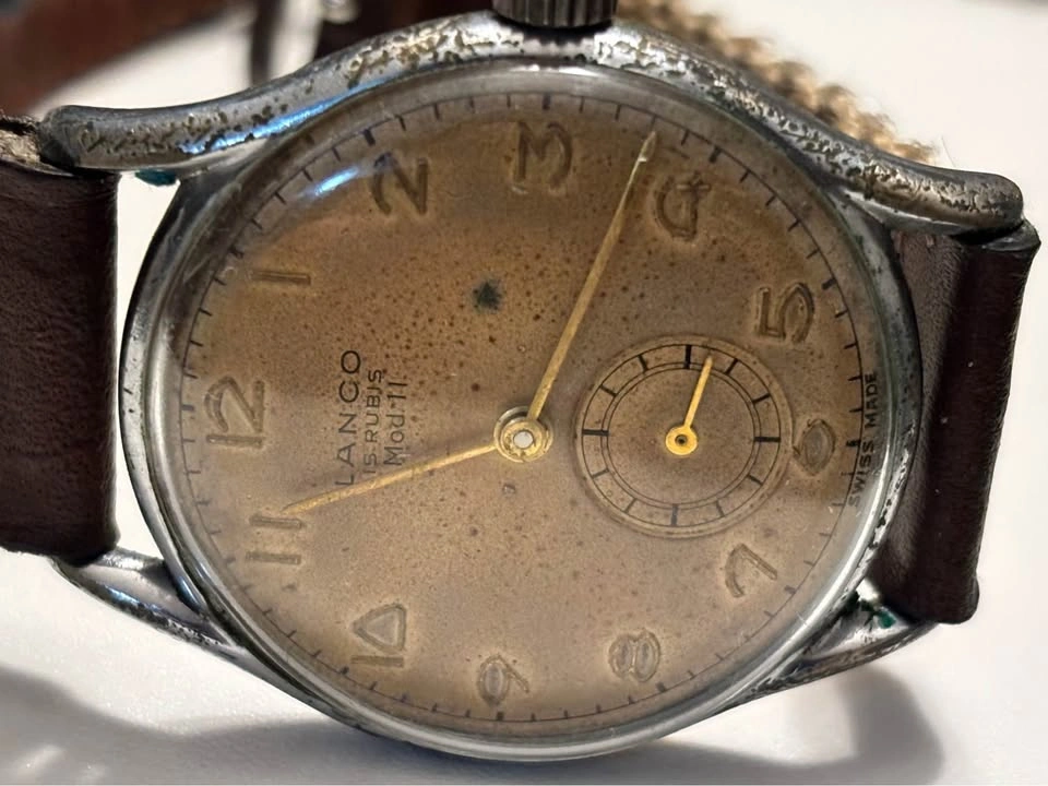 Rare Vintage Swiss made Lanco Mod 11, 15 jewels mechanical watch - photo 5