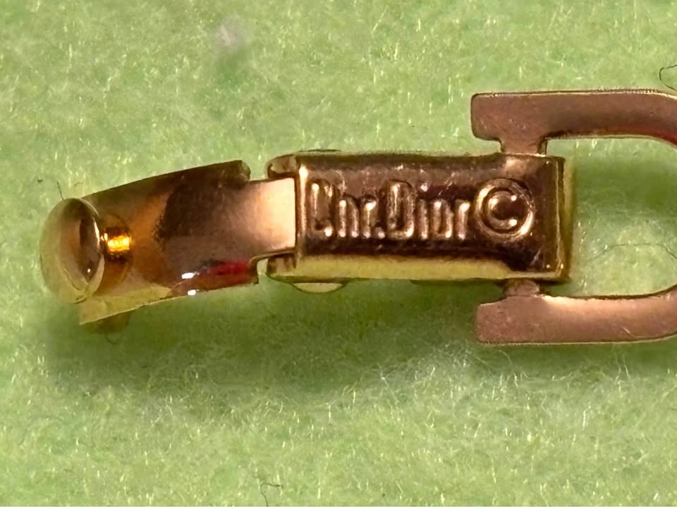 Luxurious gold plated Christian Dior necklace - photo 5